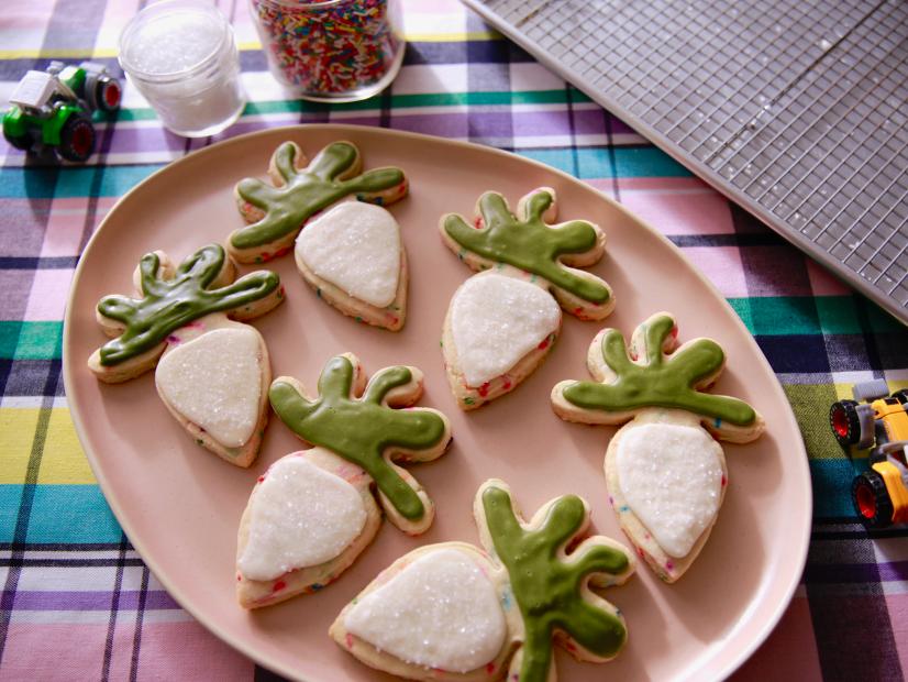 Food Beauty of Molly Yeh's Sugar Beet Sugar Cookies ,as seen on Girl Meets Farm, Season 6.