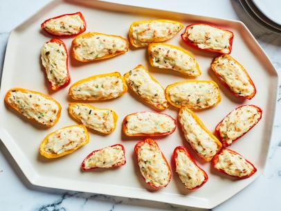 Food Network Kitchen’s Crab & Cheese Stuffed Mini Peppers.