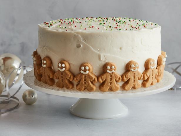 Gingerbread Latte Cake - Baker Jo Festive Ginger and Coffee Layer Cake