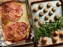 Food Network Kitchen’s Sheet Pan Holiday Ham Dinner.
