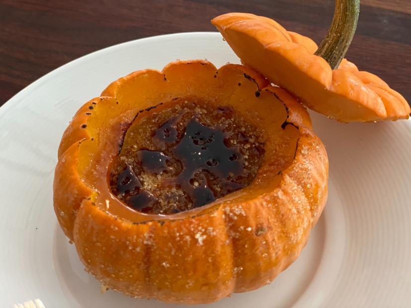 Geoffrey Zakarian makes Pumpkin Pie Crème Brulee, as seen on Food Network's The Kitchen