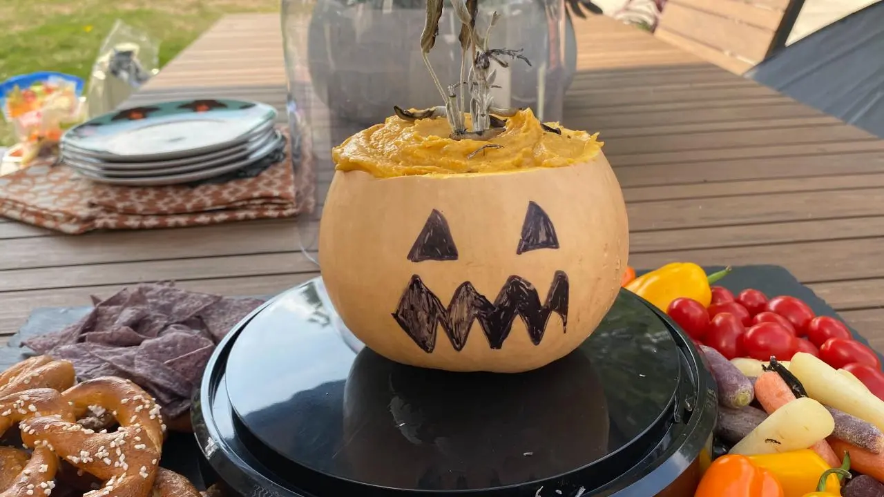 Butternut Squash Smoky Queso Dip Recipe Jeff Mauro Food Network