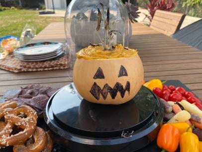 Jeff Mauro makes Smoky Butternut Queso Dip, as seen on Food Network's The Kitchen