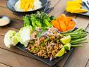 Photos of Larb and Mango Sticky Rice , as seen on Ready Jet Cook, season 2.