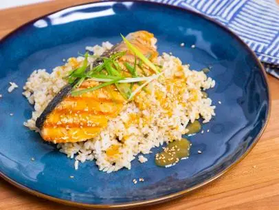 Photos of Salmon Misoyaki, as seen on Ready Jet Cook, season 2.