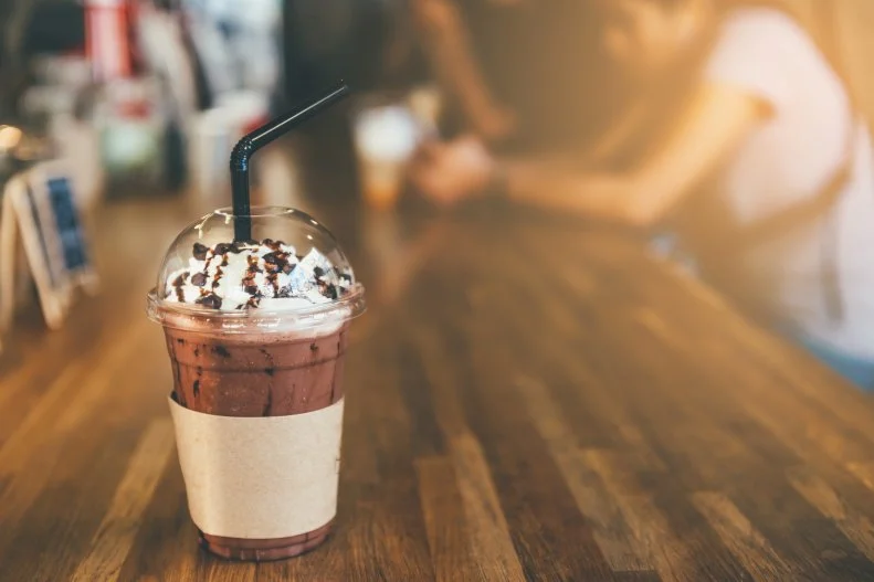 If you love those fancy drinks with whipped cream, syrups, and other goodies, you may want to think again how often you guzzle them. These sippers rack up liquid calories quickly, and can sabotage any weight loss plan. If you love your coffee drinks, opt for a kids size or small – and minimize those calorie-heavy add ons.