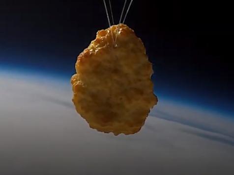 Grocery Chain Launches a Chicken Nugget into Space