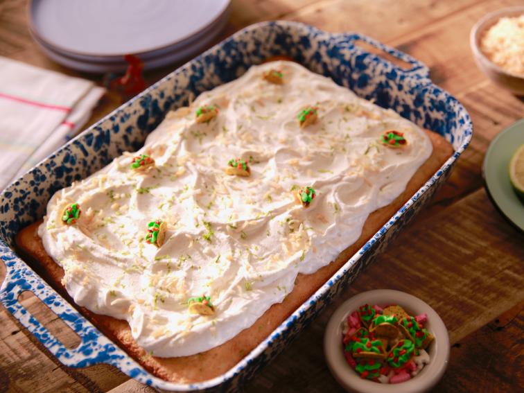 CoconutLime Tres Leches Cake Recipe Molly Yeh Food Network
