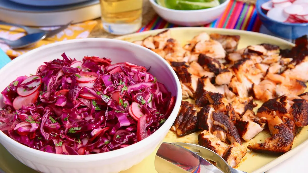 Roasted Salmon Tacos