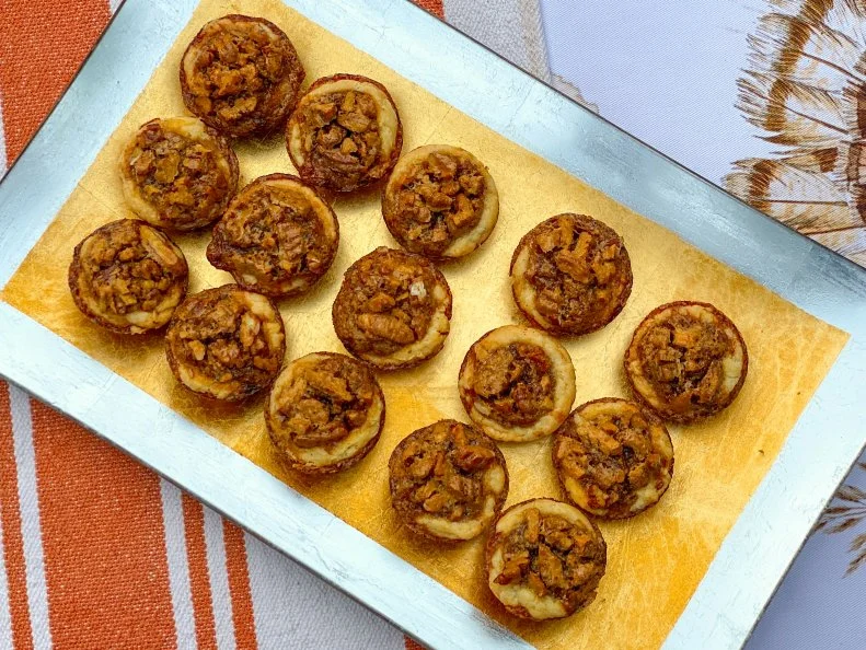 Pecan Tassies, as seen on Symon's Dinners Cooking Out, Season 1.
