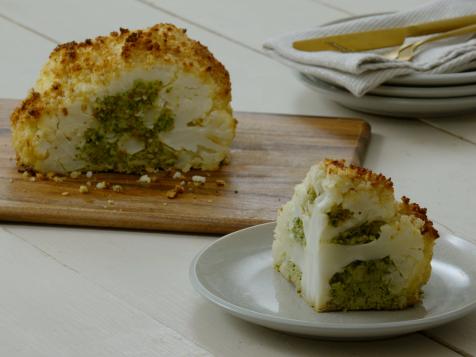 Stuffing-Stuffed Whole Cauliflower