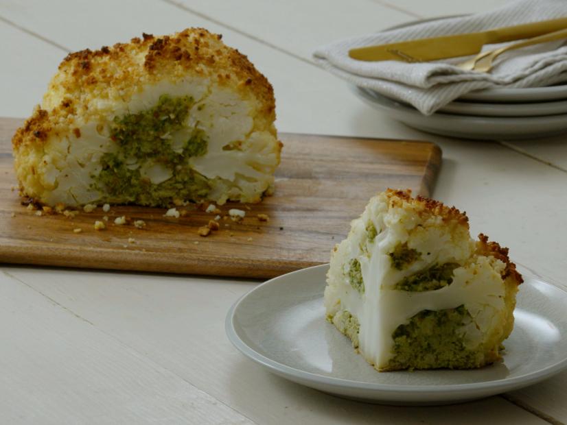 StuffingStuffed Whole Cauliflower Recipe Food Network