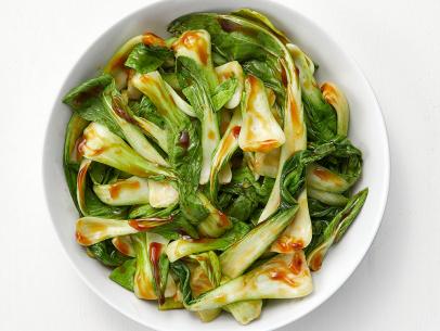 Microwave Steamed Baby Bok Choy Recipe | Food Network