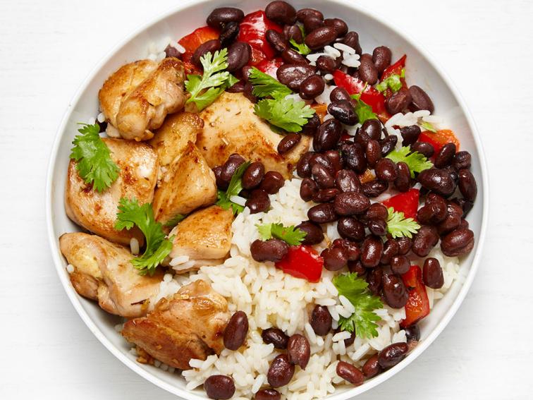 Black Bean Chicken Bowl with Citrus Vinaigrette Recipe Food Network