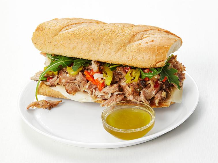 Slow-Cooker Roast Pork Sandwiches Recipe | Food Network Kitchen | Food