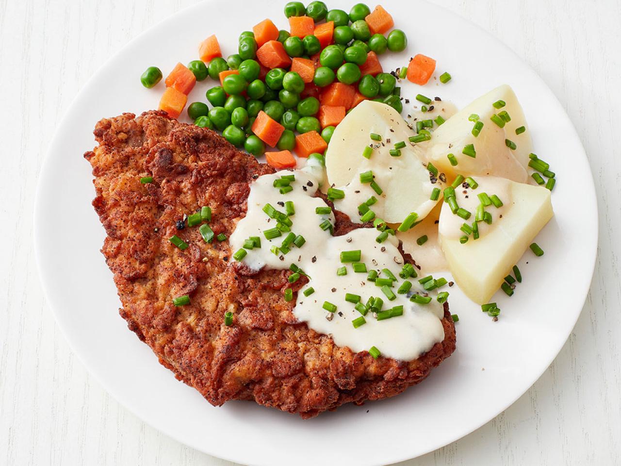 Healthier Chicken Fried Steak - Feast and Farm