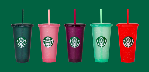Starbucks Christmas 2020 Color Changing Green To Red Hot Reusable Cup 