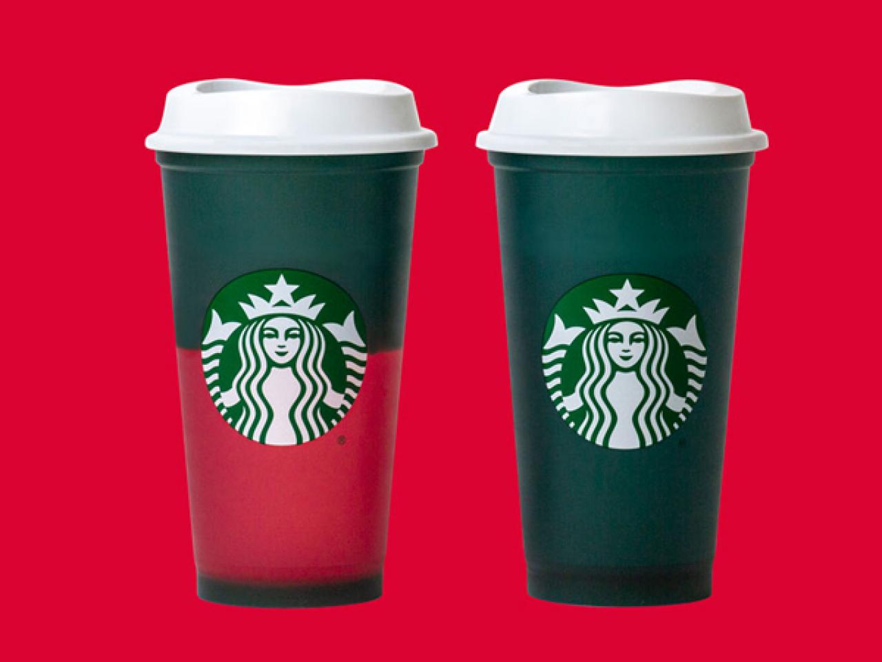 Starbucks' Holiday Cups Seen Through the Years