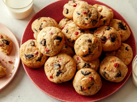 Peppermint Cookies-and-Cream Cookies