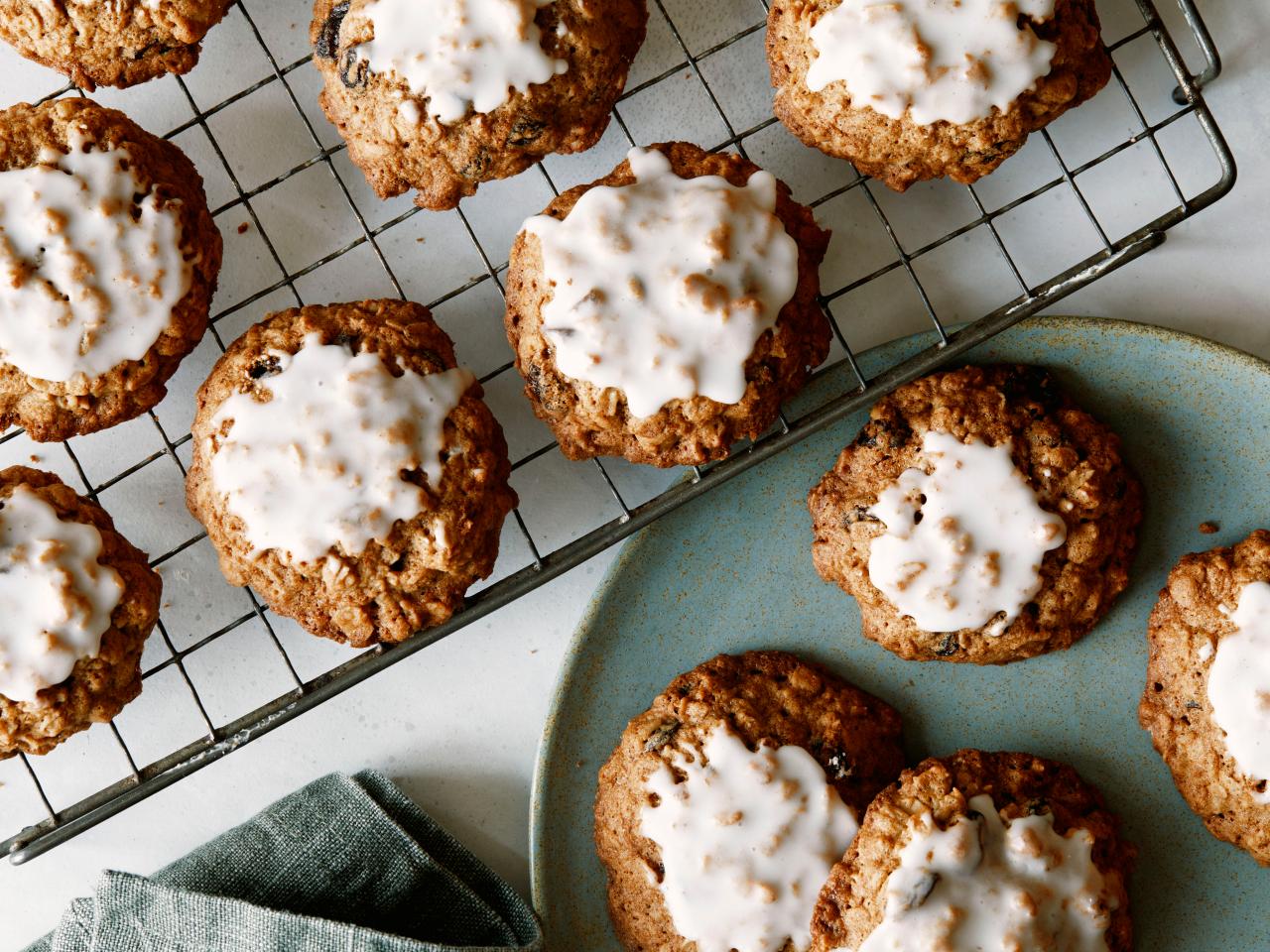 Old-Fashioned Iced Oatmeal Cookies - Saving Room for Dessert