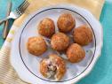 Miss Kardea Brown's Cheesy Country Ham Grit Balls with Spicy Mayo, as seen on Delicious Miss Brown, Season 3.
