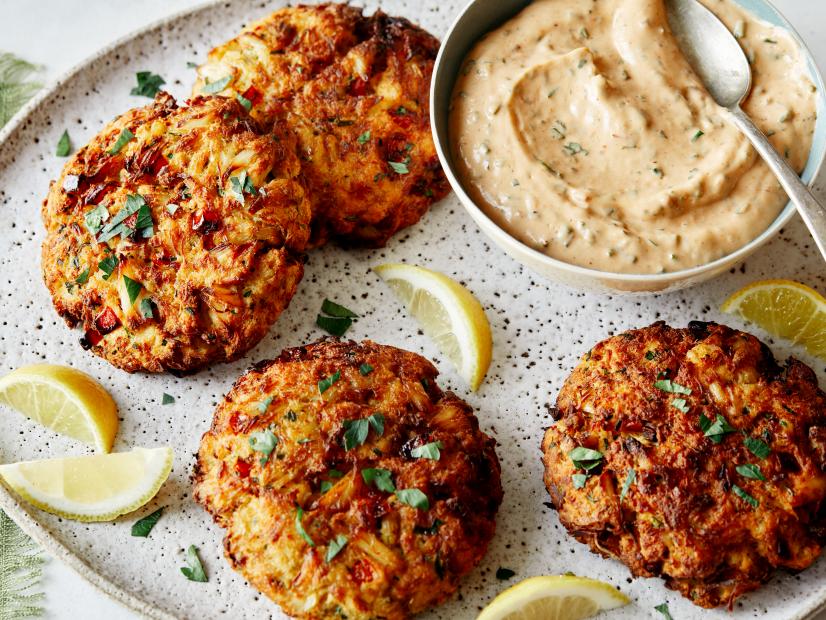 Air Fryer Crab Cakes with Chipotle Sauce