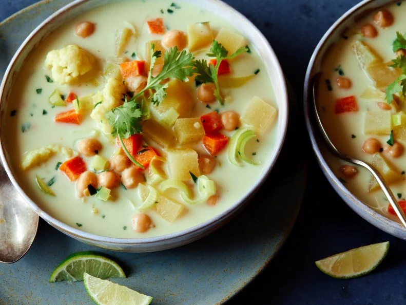 Vegan Curried Vegetable Chowder