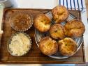 Alex Guarnaschelli makes Popovers with Sesame Butter and Spiced Pear Jam, as seen on Food Network's The Kitchen