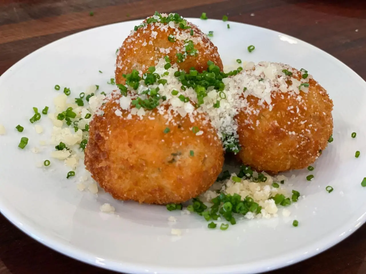 Arancini Sausage and Parmesan Arancini Recipe | Geoffrey Zakarian | Food