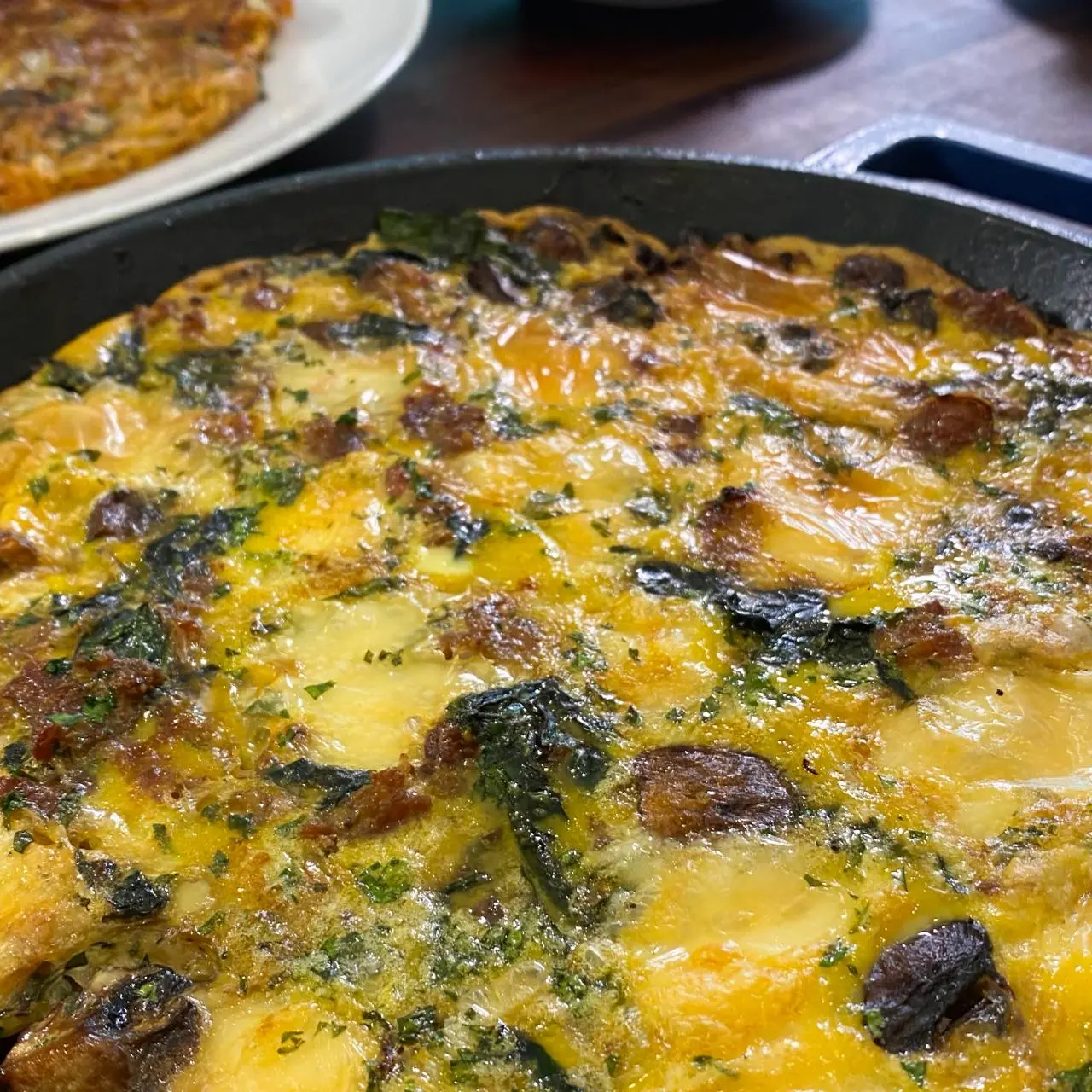 Sausage and Taleggio Casserole with Swiss Chard Recipe