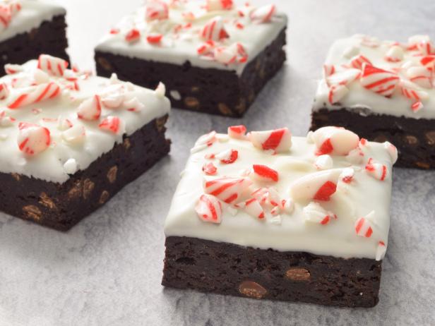 Peppermint Bark Brownies Recipe | Dan Langan | Food Network