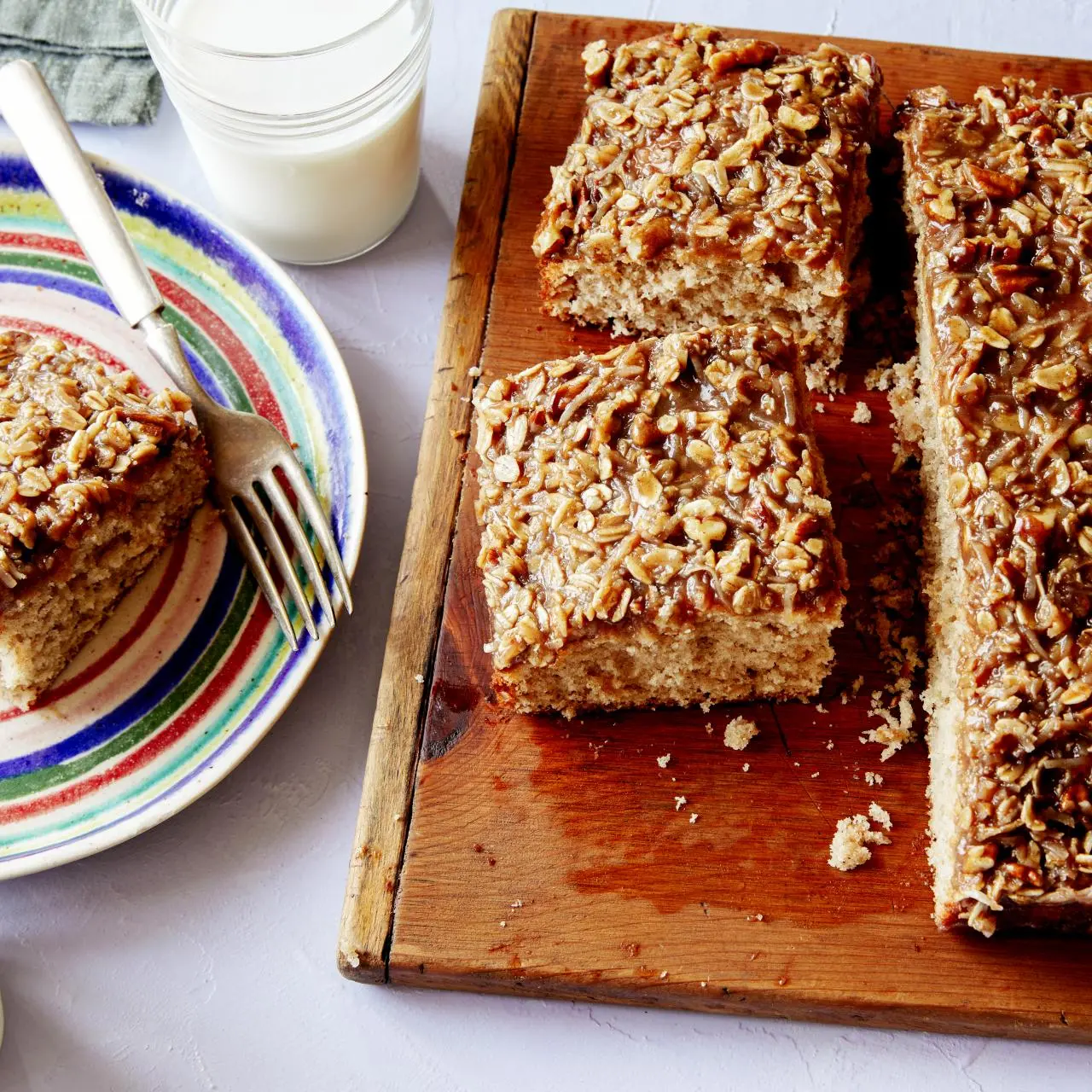 Oatmeal-Glazed Breakfast Cake