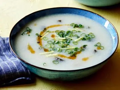 Salted Pork Congee with Century Egg