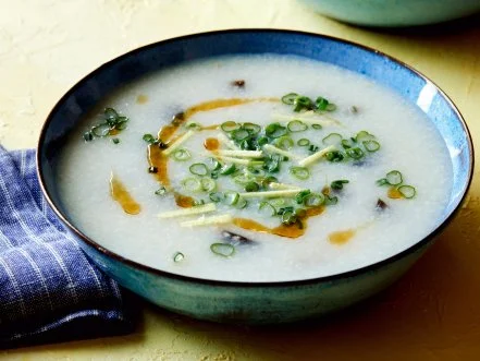 Salted Pork Congee with Century Egg