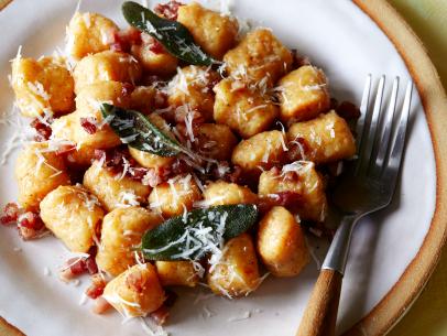 Sweet Potato Gnocchi with Brown Butter, Crispy Pancetta and Sage