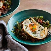 Food Network Kitchen's Healthy Braised Lentils with Kale.