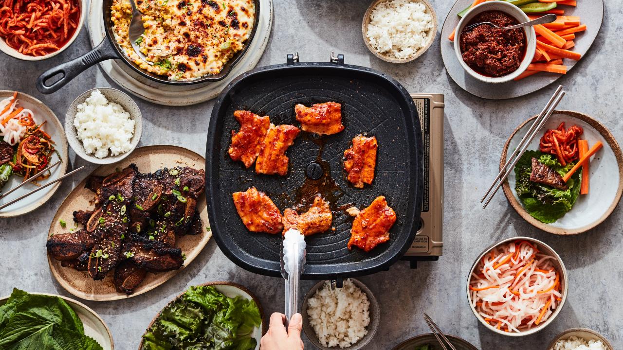 DIY Korean BBQ Table 