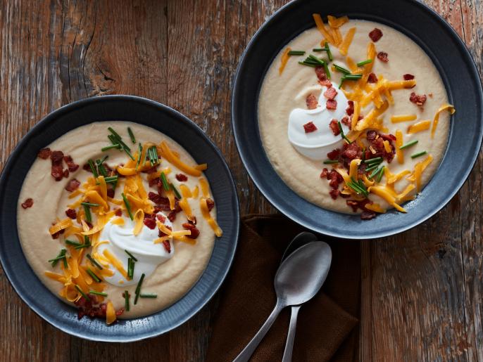 Keto Loaded "Baked Potato" Soup Recipe | Food Network