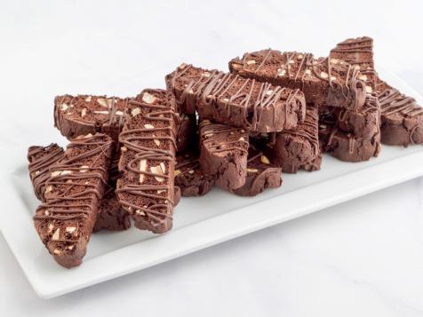Triple Chocolate Almond Biscotti