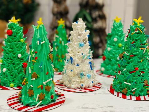 Christmas Tree Ice Cream Cones
