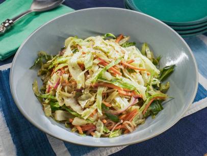 Sunny Anderson makes her Quick Wilted Cabbage Salad, as seen on The Kitchen, season 27.