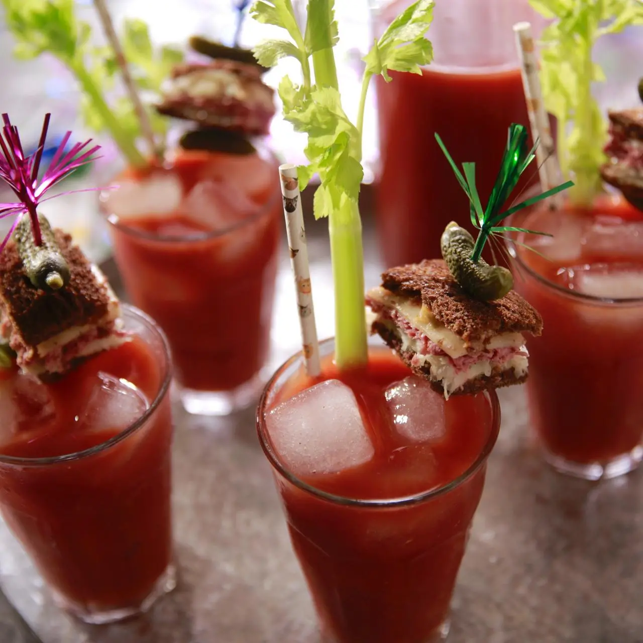 Caraway Bloody Marys with Mini Reubens Recipe | Molly Yeh | Food 
