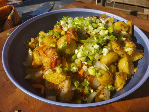 Sunny's Easy Bacon, Peppers and Cheese Home Fries