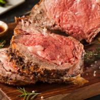 Homemade Grass Fed Prime Rib Roast with Herbs and Spices