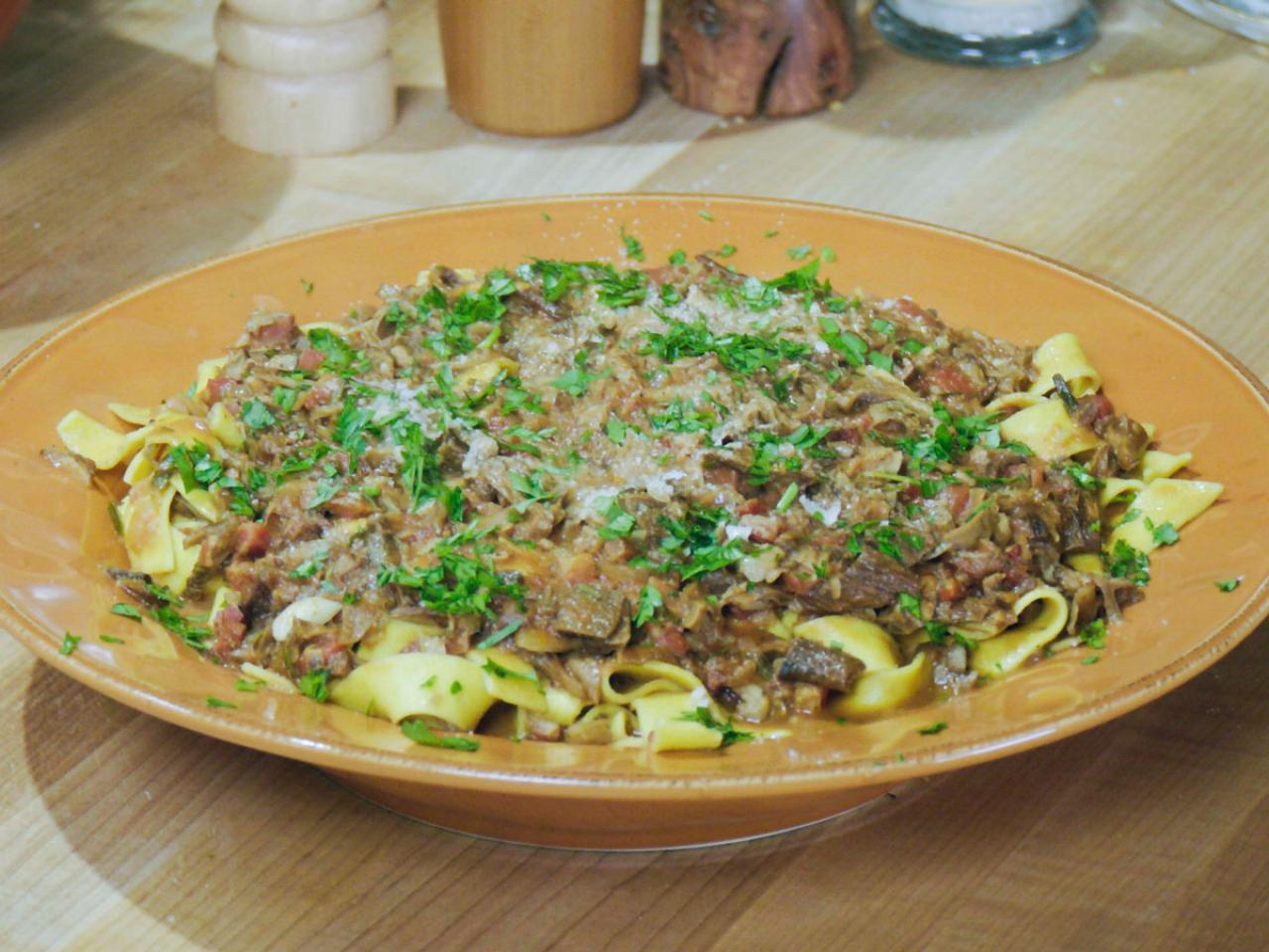 Pasta alla Boscaiola Recipe, Rachael Ray