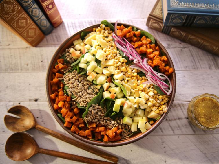 Squash and Apple Salad with Mustardy Dressing Recipe Molly Yeh Food