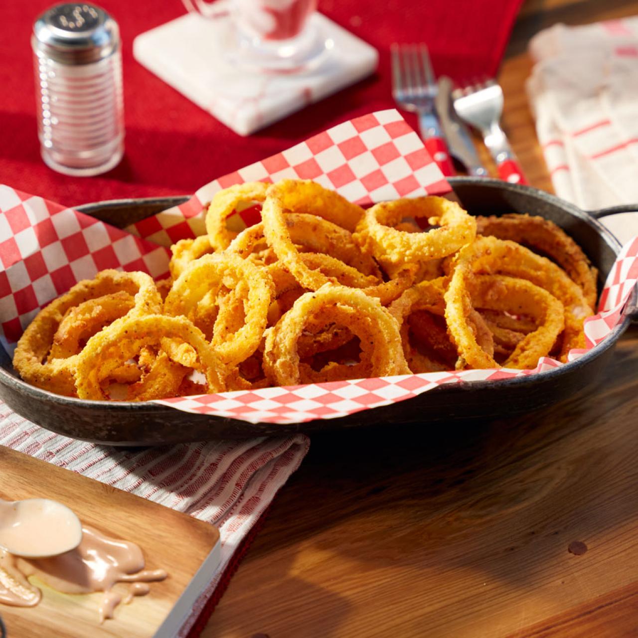 Crispy Onion Strings - Deliciously Seasoned