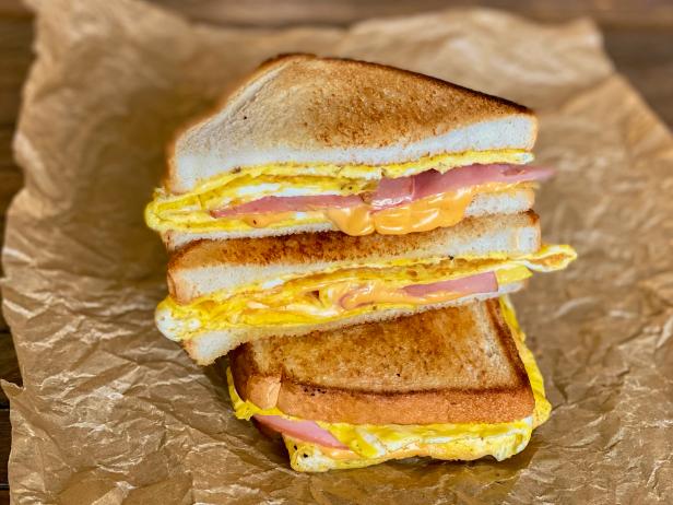 One-Pan Ham, Egg and Cheese Breakfast Sandwich Recipe, Jet Tila