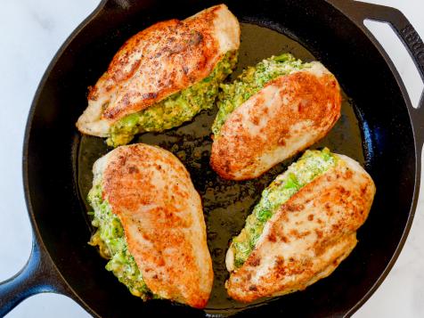 Broccoli-Cheddar Stuffed Chicken Breasts