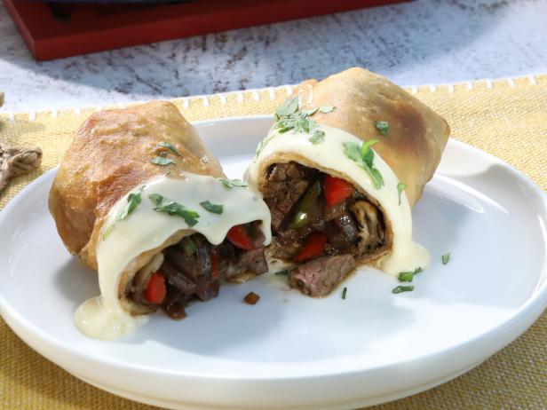 Pork Chimichanga : Recipes : Cooking Channel Recipe